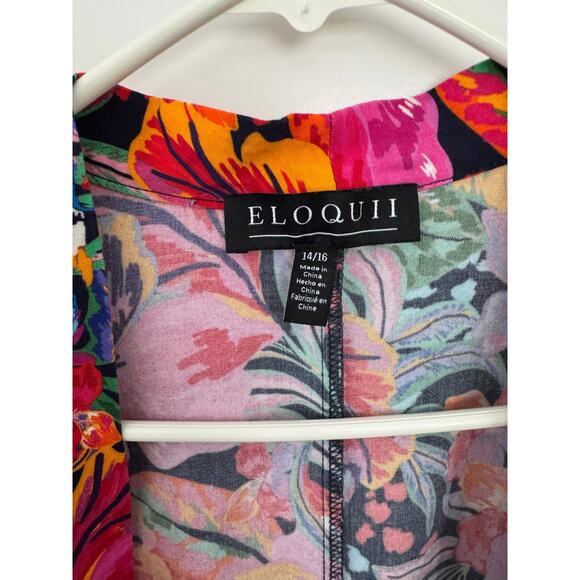 Vibrant Floral Swim Cover-Up - Picture 9 of 9
